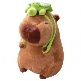 Plyšová hračka Capybara so korytnačkou 23cm