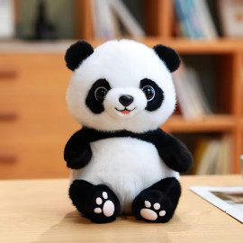 Plyšová hračka Usmievavá panda 25 cm