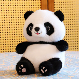 Plyšová hračka Usmievavá panda 25 cm