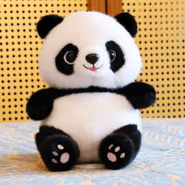 Plyšová hračka Usmievavá panda 25 cm