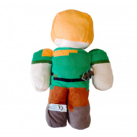 Plyšová hračka Minecraft Alex s krompáčom 27cm