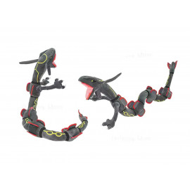 Plyšová hračka Pokémon Rayquaza sivý ohybný 80cm