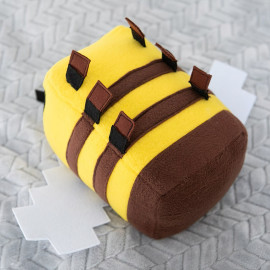 Plyšová hračka Minecraft Včielka pixel 18cm