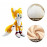 Plyšová hračka Super Sonic Tails 35cm