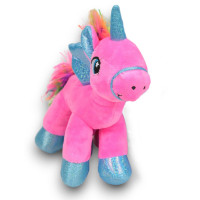 Plyšová hračka Jednorožec ružový 25cm
