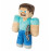 Plyšová hračka Minecraft Steve diamantový s krompáčom 27cm