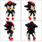 Plyšová hračka Super Sonic Shadow 32cm