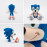 Plyšová hračka Super Ježko Sonic 32cm
