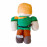 Plyšová hračka Minecraft Alex s krompáčom 27cm