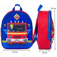 Detský batoh Požiarnik Sam s 3D efektom