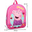 Detský batoh Prasiatko Peppa srdiečka s 3D efektom