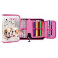 Školský peračník rozkladací s náplňou Cleo a Frank