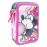 Školský peračník trojposchodový s náplňou Minnie
