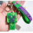 Detská kľúčenka Minecraft Creeper s pútkom a karabínou