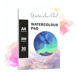 Maliarsky akvarelový blok Aqua - 180g 24 listov A4