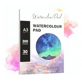 Maliarsky akvarelový blok Aqua - 180g 24 listov A3