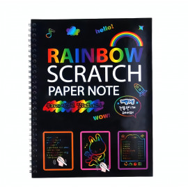 Vyškrabávací blok Scratch art 10 listov C5