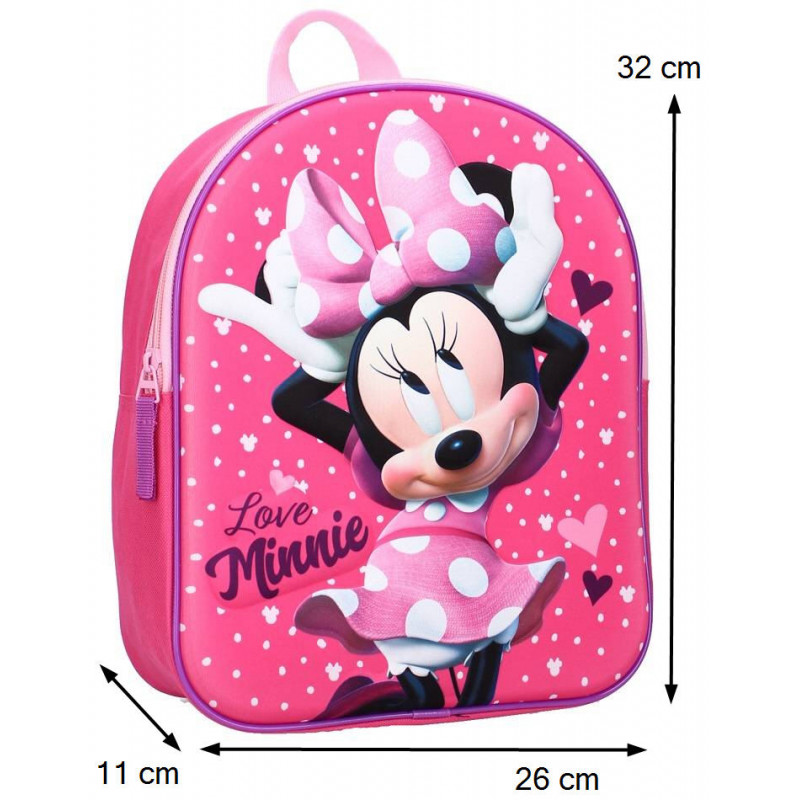Detský batoh Myška Minnie s 3D efektom Detský batoh Myška Minnie s 3D efektom