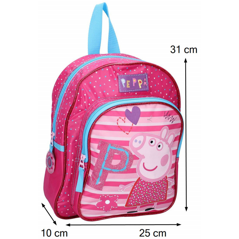 Detský batoh Prasiatko Peppa bodky Detský batoh Prasiatko Peppa bodky