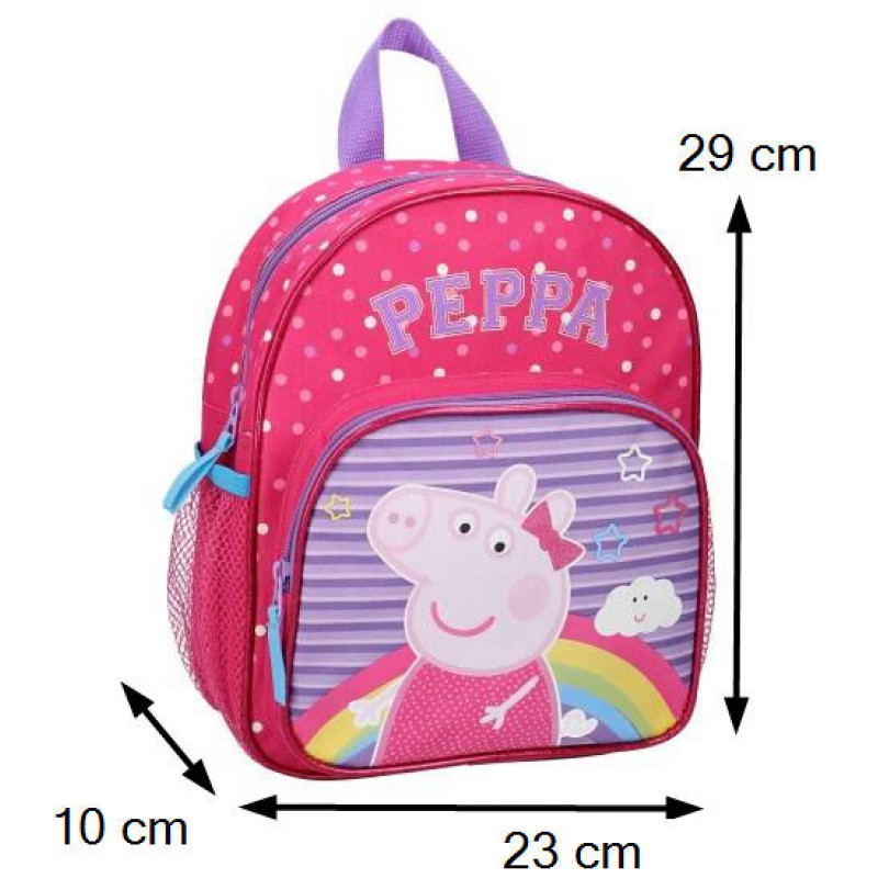 Detský batoh Prasiatko Peppa a dúha Detský batoh Prasiatko Peppa a dúha