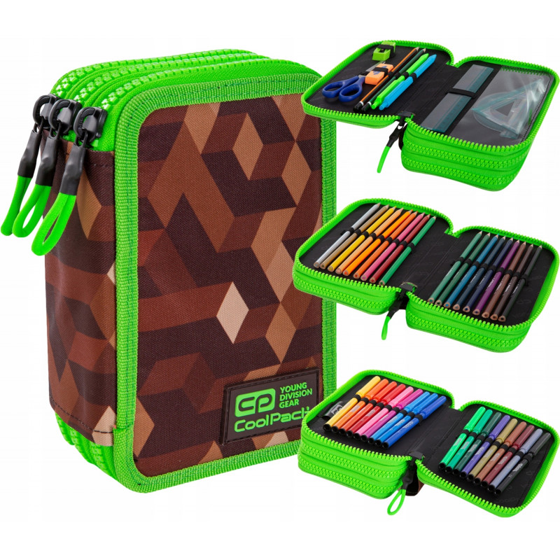 Školský peračník trojposchodový s náplňou Minecraft Dirt Školský peračník trojposchodový s náplňou Minecraft Dirt