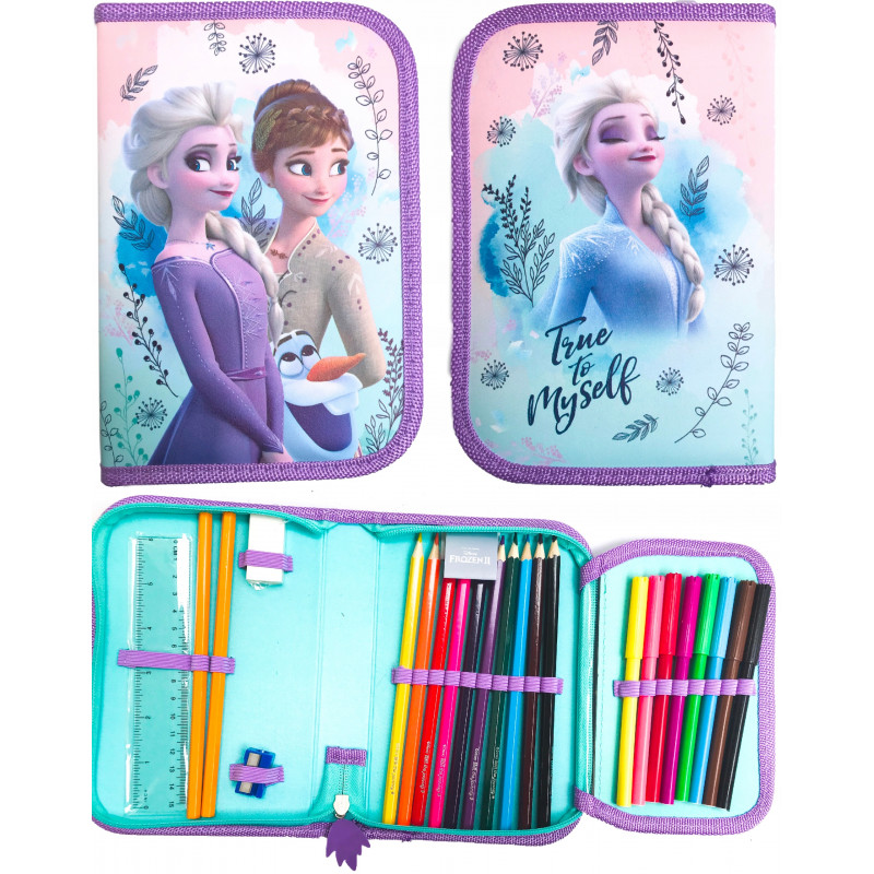 Školský peračník rozkladací s náplňou Anna a Elsa Školský peračník rozkladací s náplňou Anna a Elsa