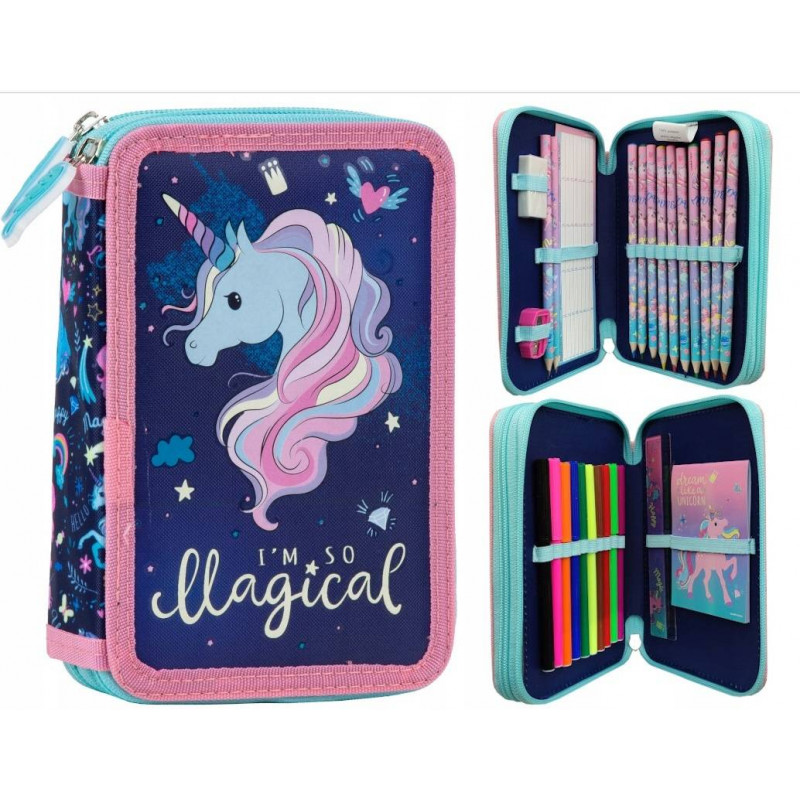 Školský peračník dvojposchodový s náplňou Unicorn Školský peračník dvojposchodový s náplňou Unicorn