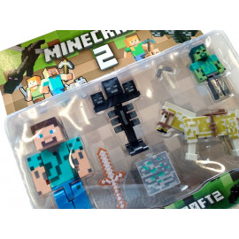 Kolekcia figúrok Minecraft level 2 sada 7 ks
