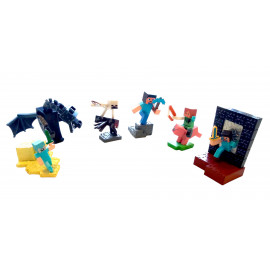 Kolekcia figúrok Minecraft Portál súprava 10 ks