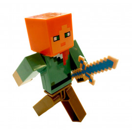 Kolekcia figúrok Minecraft Alex a Golem súprava 7 ks