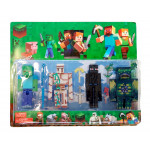 Kolekcia figúrok Minecraft Bojovníci súprava 10 ks