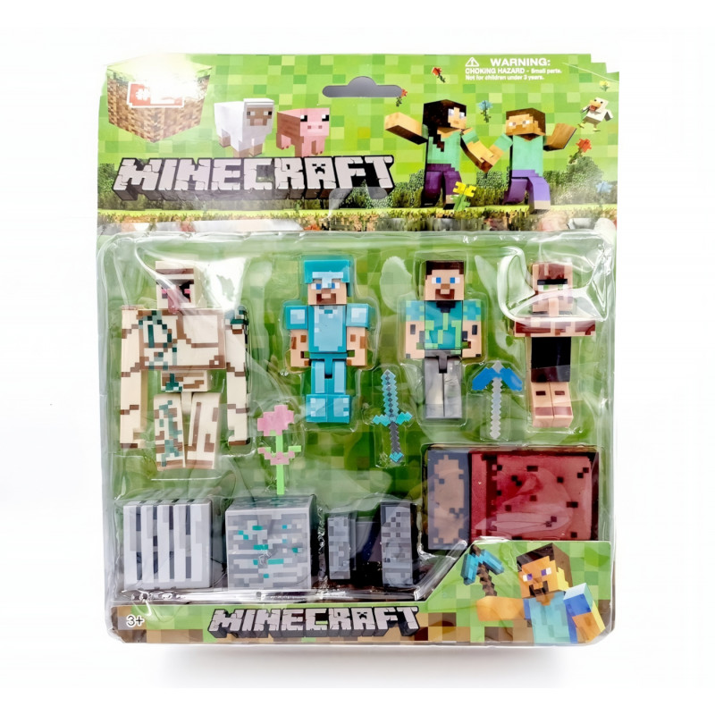 Kolekcia figúrok Minecraft Fight set 11ks Kolekcia figúrok Minecraft Fight set 11ks