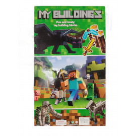 Kolekcia figúrok Minecraft Diamantový meč s doplnkami 12ks Kolekcia figúrok Minecraft Diamantový meč s doplnkami 12ks