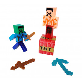 Kolekcia figúrok Minecraft Meč a Ender dragon s doplnkami 12ks