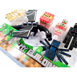 Kolekcia figúrok Minecraft My Buildings Enderdragon 6ks
