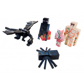 Kolekcia figúrok Minecraft My Buildings Enderdragon 6ks Kolekcia figúrok Minecraft My Buildings Enderdragon 6ks