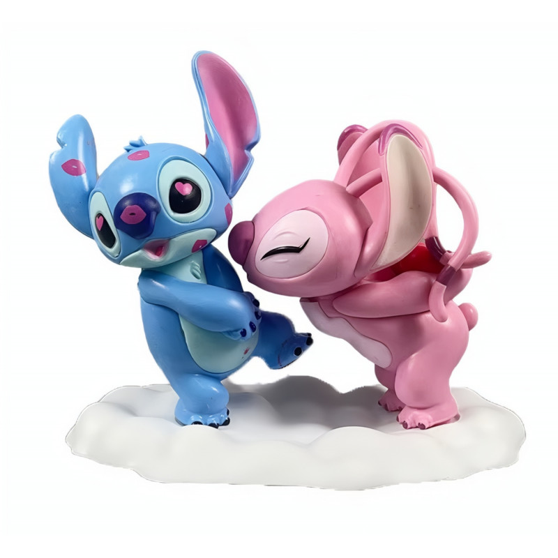 Sada figúrok Lilo a Stitch so stojanom