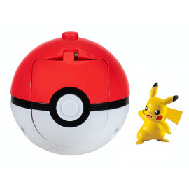 Hrací set Pokémon Pokéball s figúrkou Pikachu 2v1