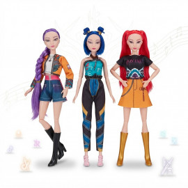 Súprava figúrok Demon Hunters K-pop Spievajúce 3ks 30 cm