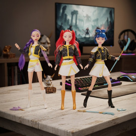 Sada spievajúcich figúrok Demon Hunters K-pop Melody 3 ks 30 cm