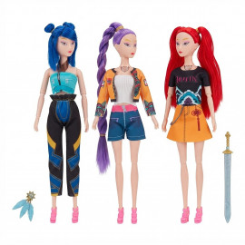 Kolekcia figúrok Demon Hunters K-pop Music 30cm 3ks