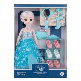 Spievajúci figúrka Elsa Frozen s doplnkami 30cm