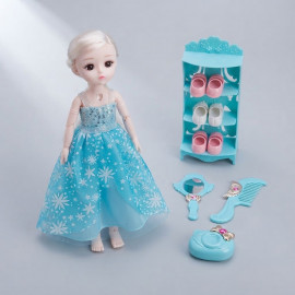Spievajúci figúrka Elsa Frozen s doplnkami 30cm