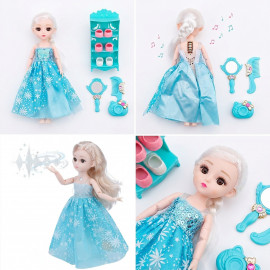 Spievajúci figúrka Elsa Frozen s doplnkami 30cm