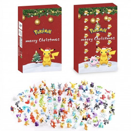Adventný kalendár Pokémon s figúrkami Christmas collection