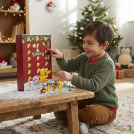 Adventný kalendár Pokémon s figúrkami Christmas collection