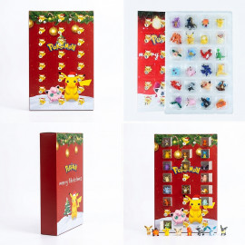 Adventný kalendár Pokémon s figúrkami Christmas collection