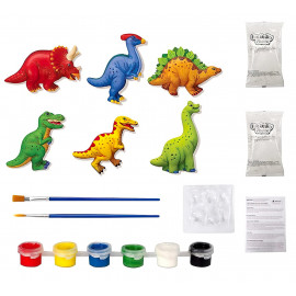 Kreatívna súprava DIY Svet dinosaurov sadrové odliatky