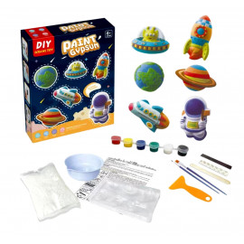 Kreatívna sada DIY Vesmírne dobrodružstvo sadrové odliatky