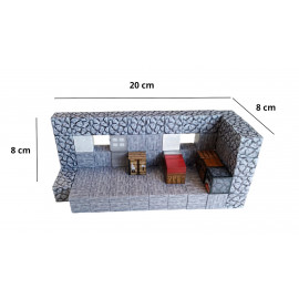 Magnetická stavebnica Minecraft Craftovacia miestnosť 83ks